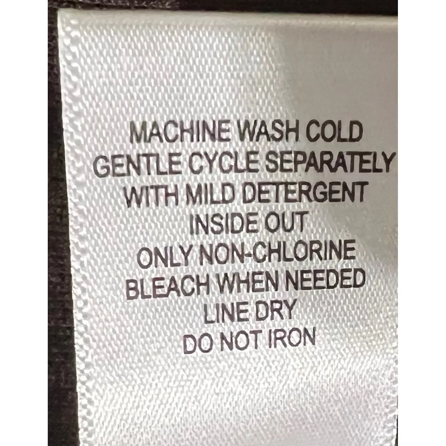 Marc New York Jacket Faux Leather Quilted Dark Earth Moto Biker Large - Image 4