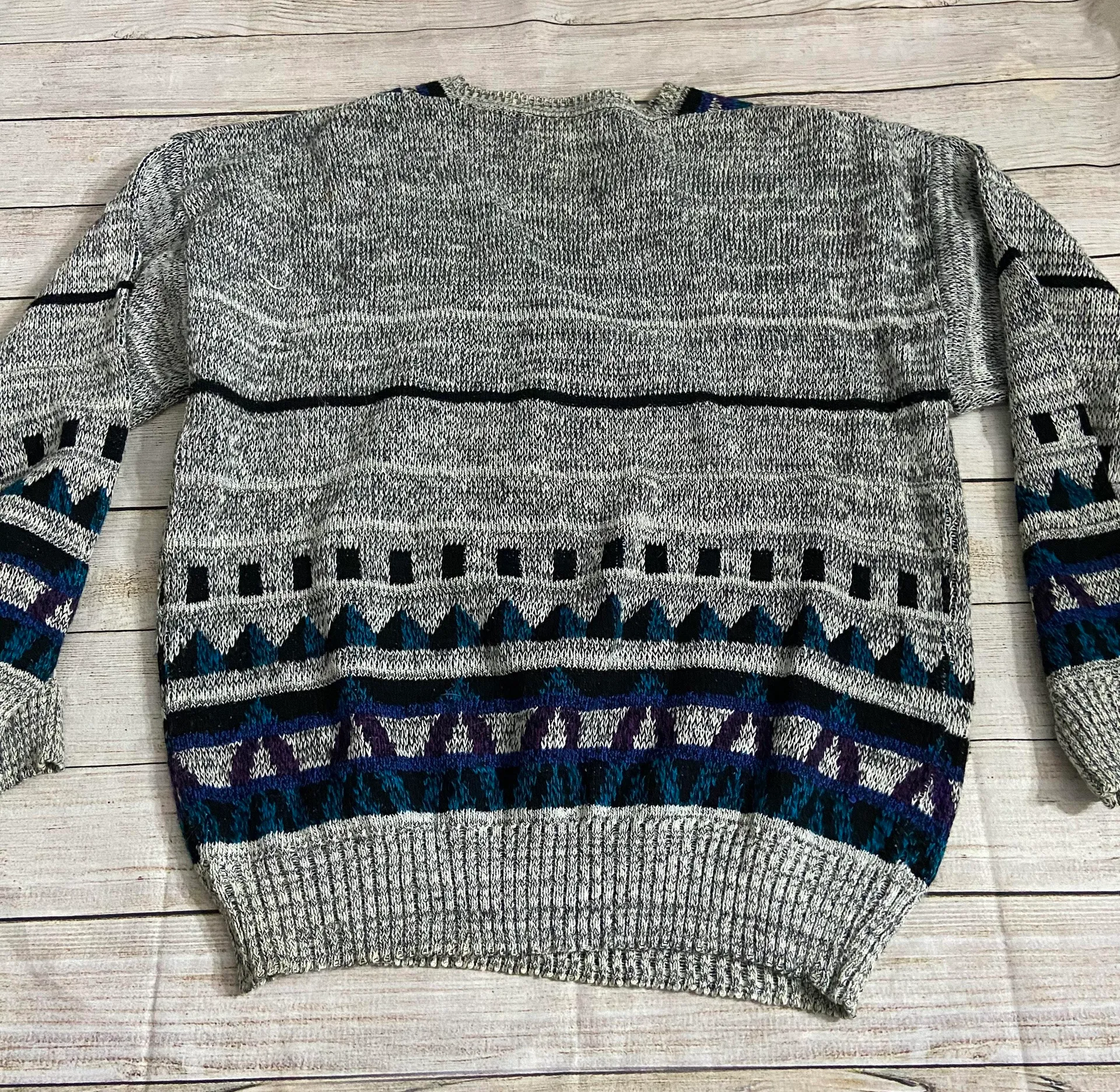 Michael Gerald Ltd Vintage Sweater Gray Size L - Image 2