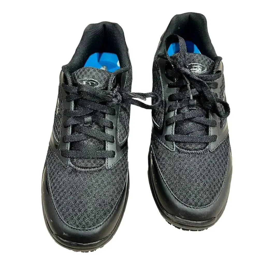 Dr. Scholl's Women's Inhale SR Black Lace-Up Work Sneakers Size 11 - Image 2