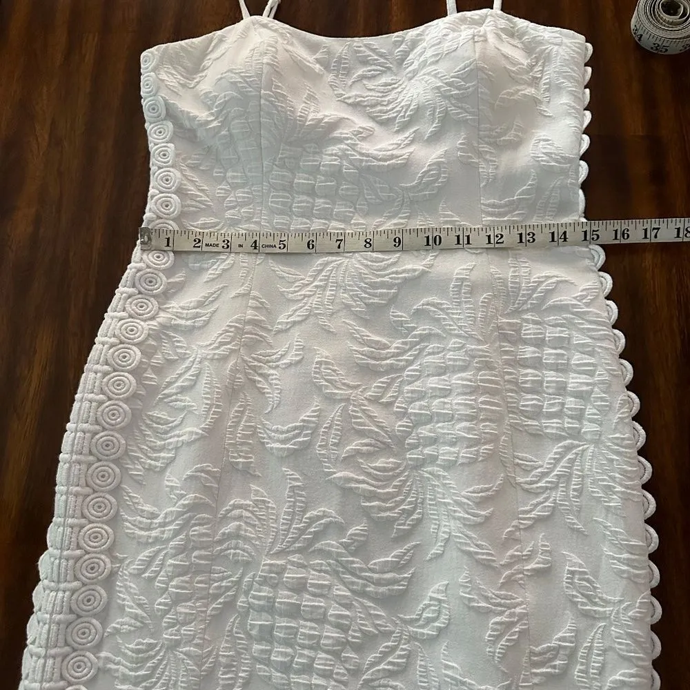 Lilly Pulitzer‎ Shelli White Dress - Size 6. - Image 11