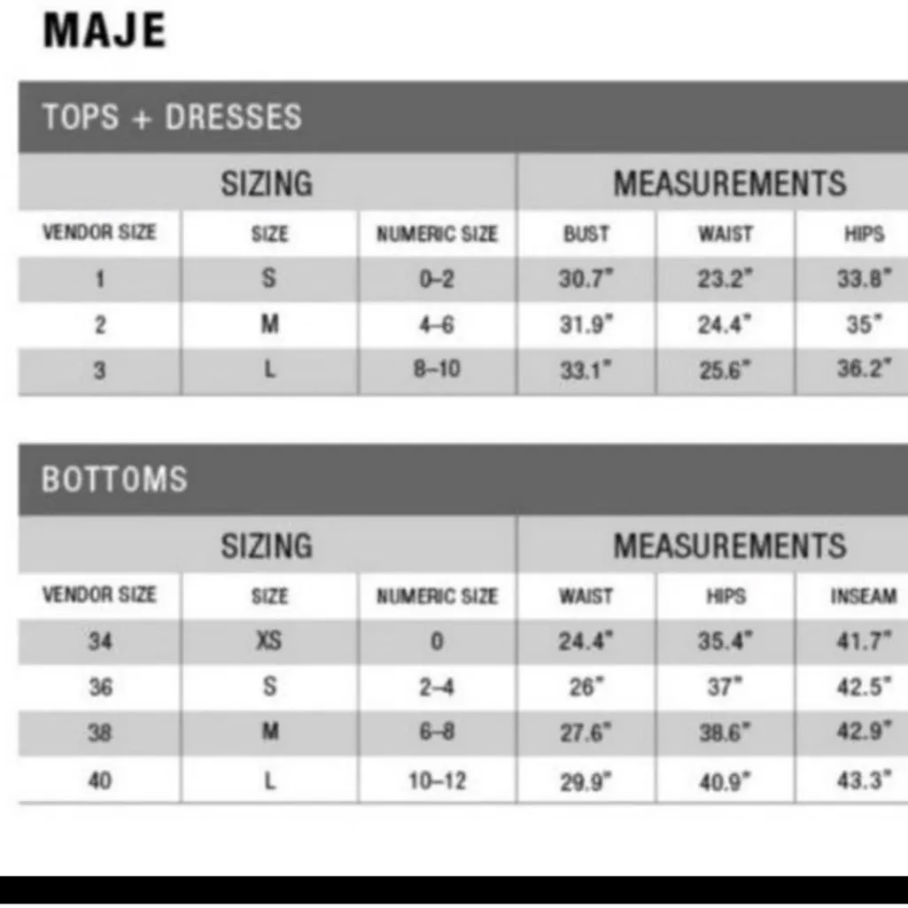 Maje Glycine Black Long Sleeve Crepe Mini Dress with Velvet Trim Size M Medium - Image 10