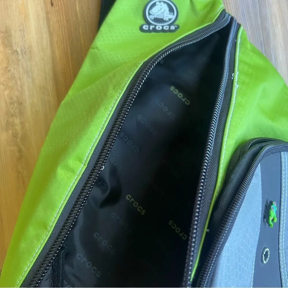 Crocs Green Adult Sling Crossbody Backpack SKU#C24139 - Image 5