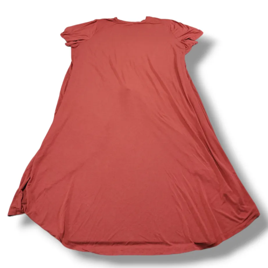 Roaman's Top Size 3X 30 /32 Plus Size T-Shirt High Low T-Shirt Knotted Waist Top - Image 3