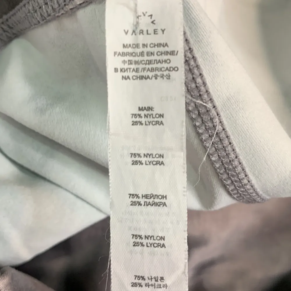 Varley Let’s Go High Rise Legging 25” Tights in Concrete Leaf W-781 Size M - Image 9