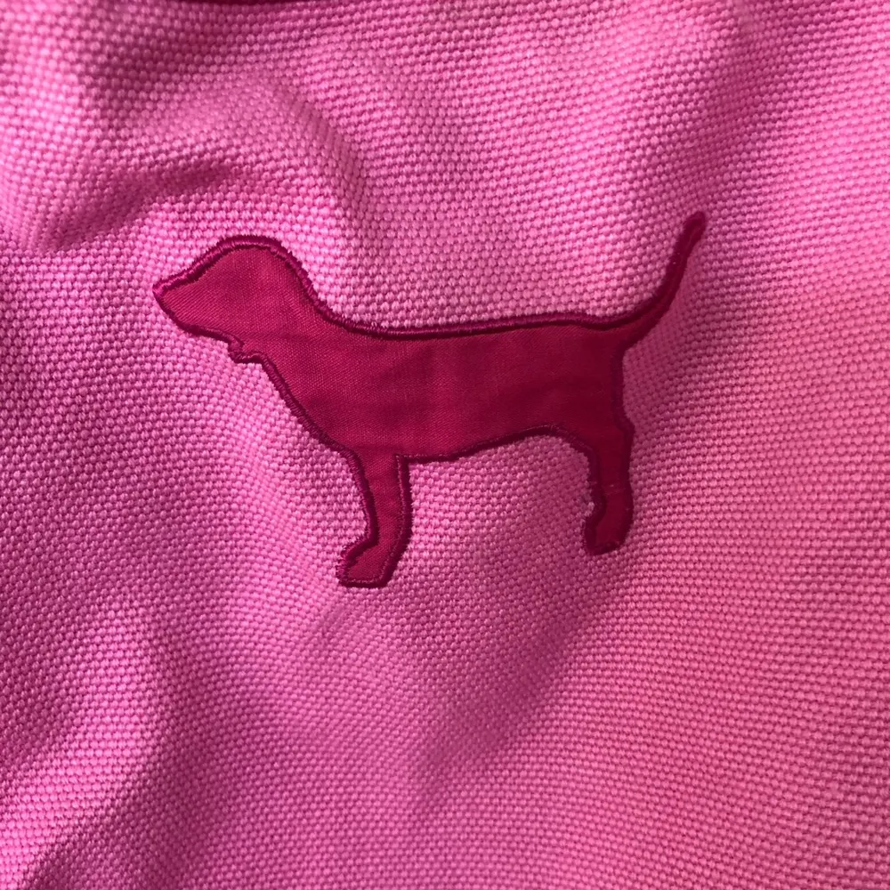 Victoria's Secret PINK tote bag dog logo & Pocket chamr - Image 2