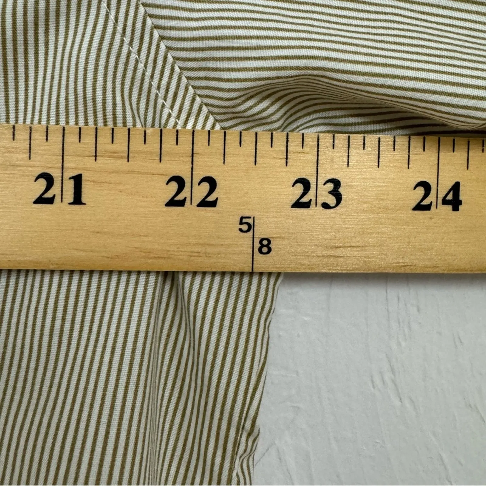 Vintage Hana Striped Giraffe Rhinestone Button Down Shirt Womens L Quirky Zoo Green Size L - Image 10