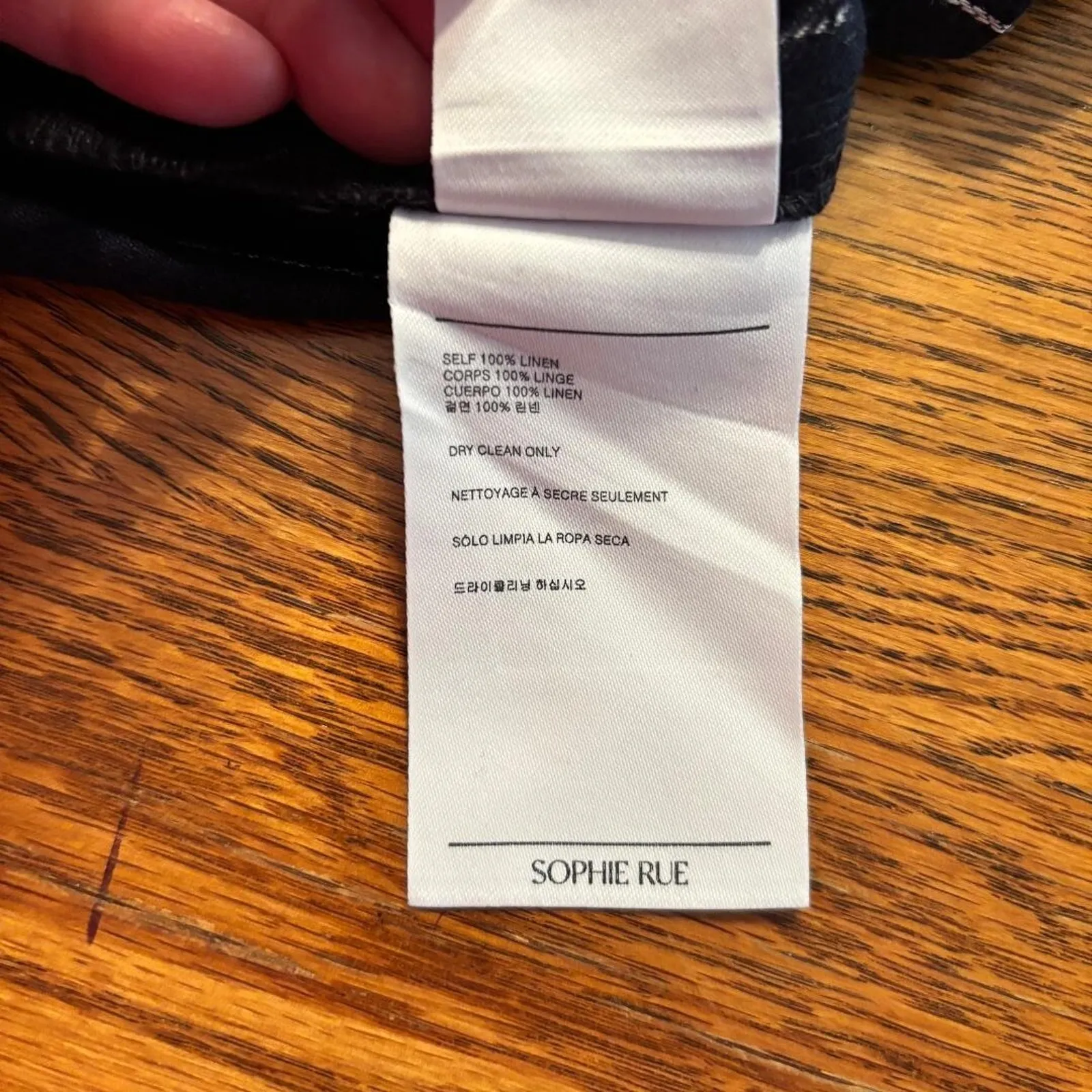 Sophie Rue Frances Easy Suit Shorts Navy/White Stripe Size S 100% Linen NWT - Image 7