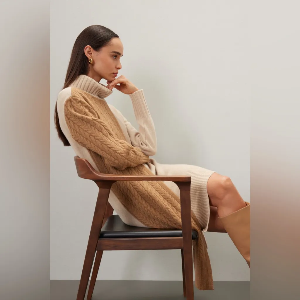 Eudon Choi Two Tone Sweater Dress - Image 2