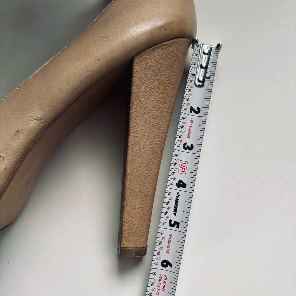 Steve Madden Danity Tan Leather Platform Stiletto 5.5" Heeled Pumps Size 10 - Image 15