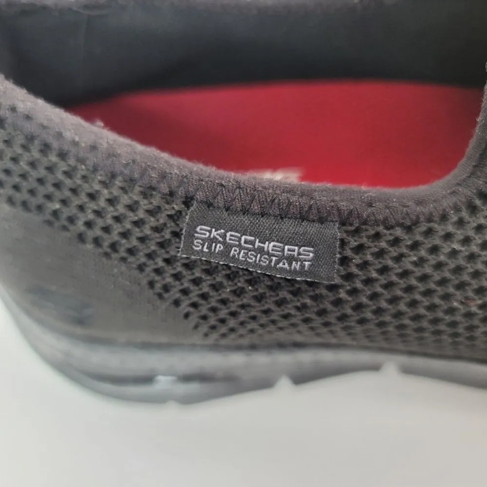 Skechers Work Sudler Colobus Slip Resistant Womens Slip On Loafer Shoe 108022 9 - Image 9