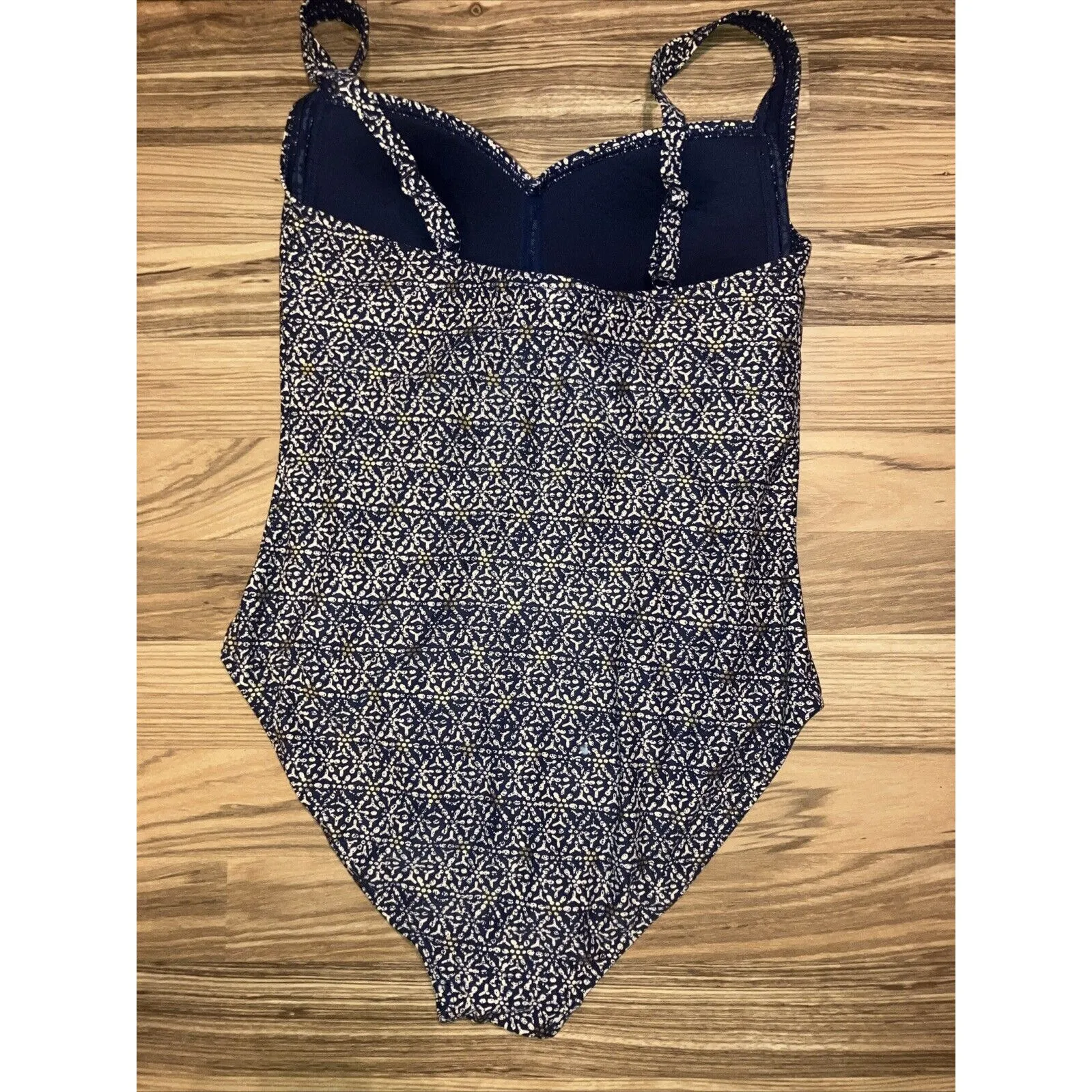 Niptuck Swim Joanne Twist Front Slimming Push Up One Piece Swimsuit Size 10‎ Blue - Image 4