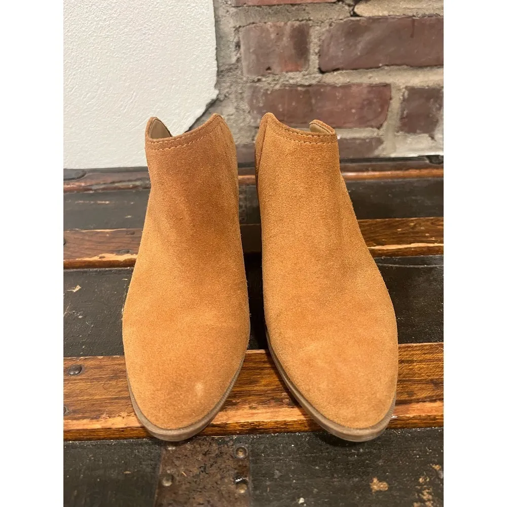 Franco Sarto Denzel Suede Stack Heeled Mules SIZE 7.5 - Image 2