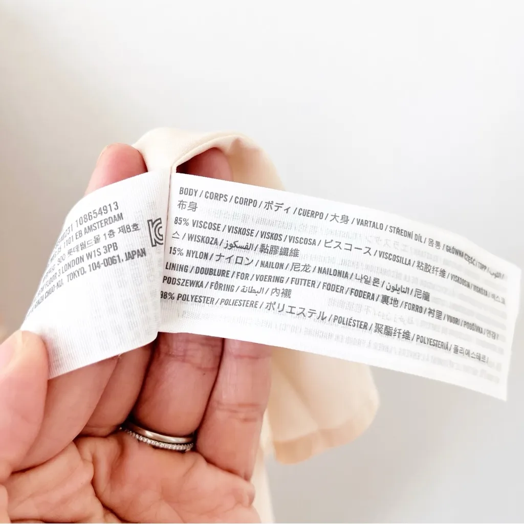 Abercrombie & Fitch One-Shoulder Cutout Midi Dress in Tan Floral - Image 5