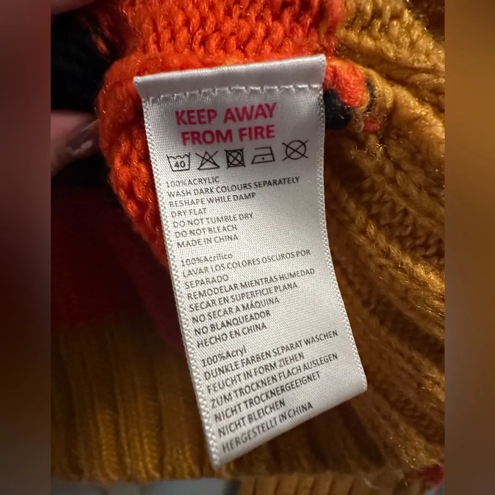 Urban Outfitters UO Bobby Boyfriend Striped Sweater Rainbow Multi - Image 8