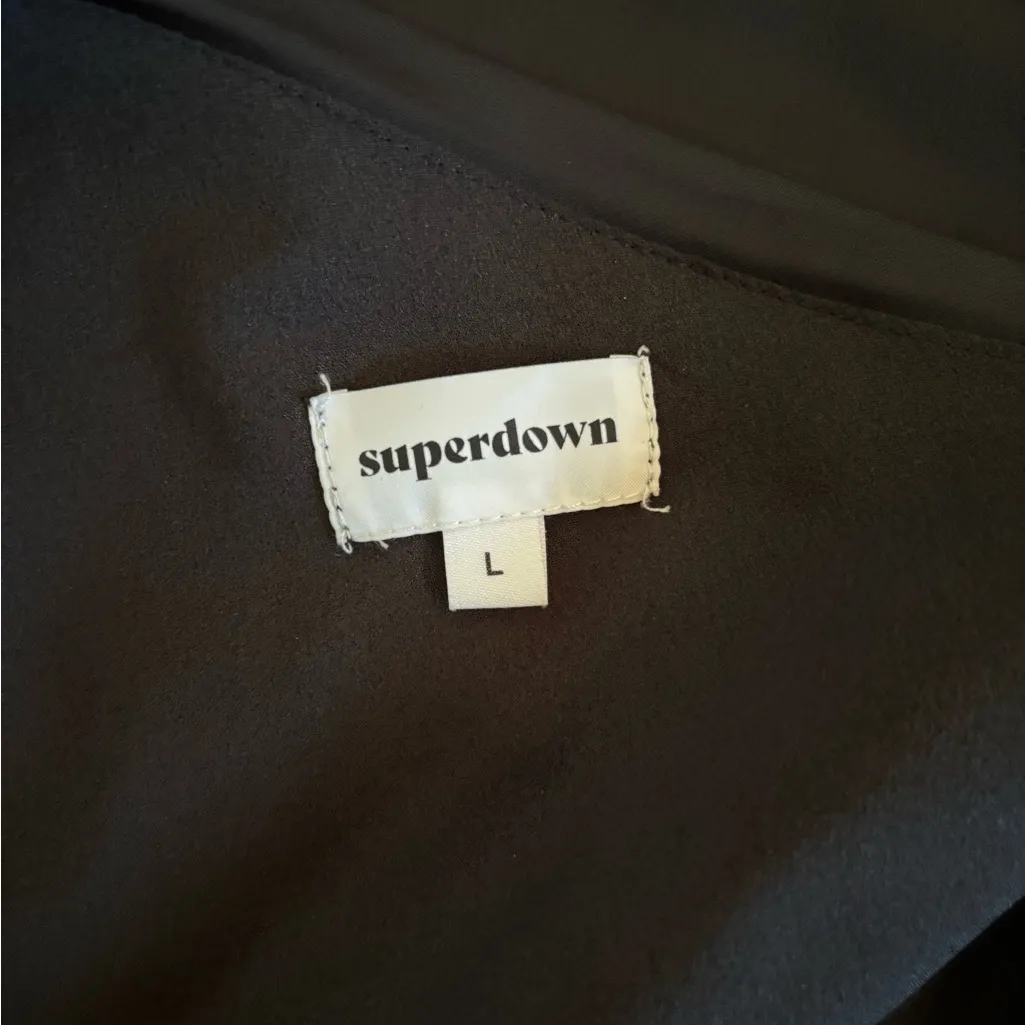 Superdown Keyonne Mini Dress Black Size Large Cocktail - Image 5