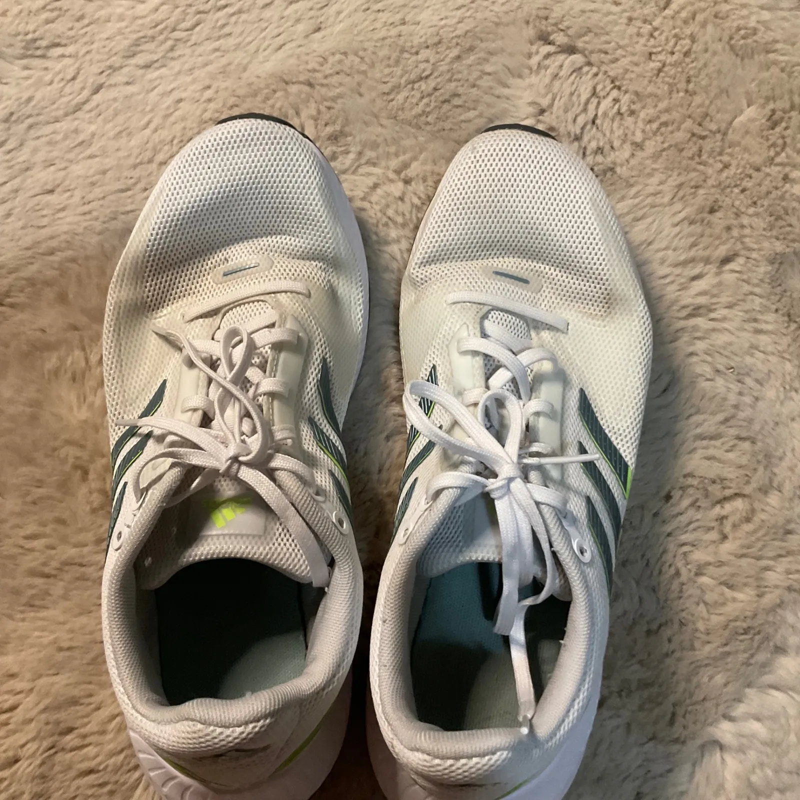 Adidas Runfalcon 2.0 Size 8 Running Shoes White Tennis Shoes‎ Athletic - Image 12