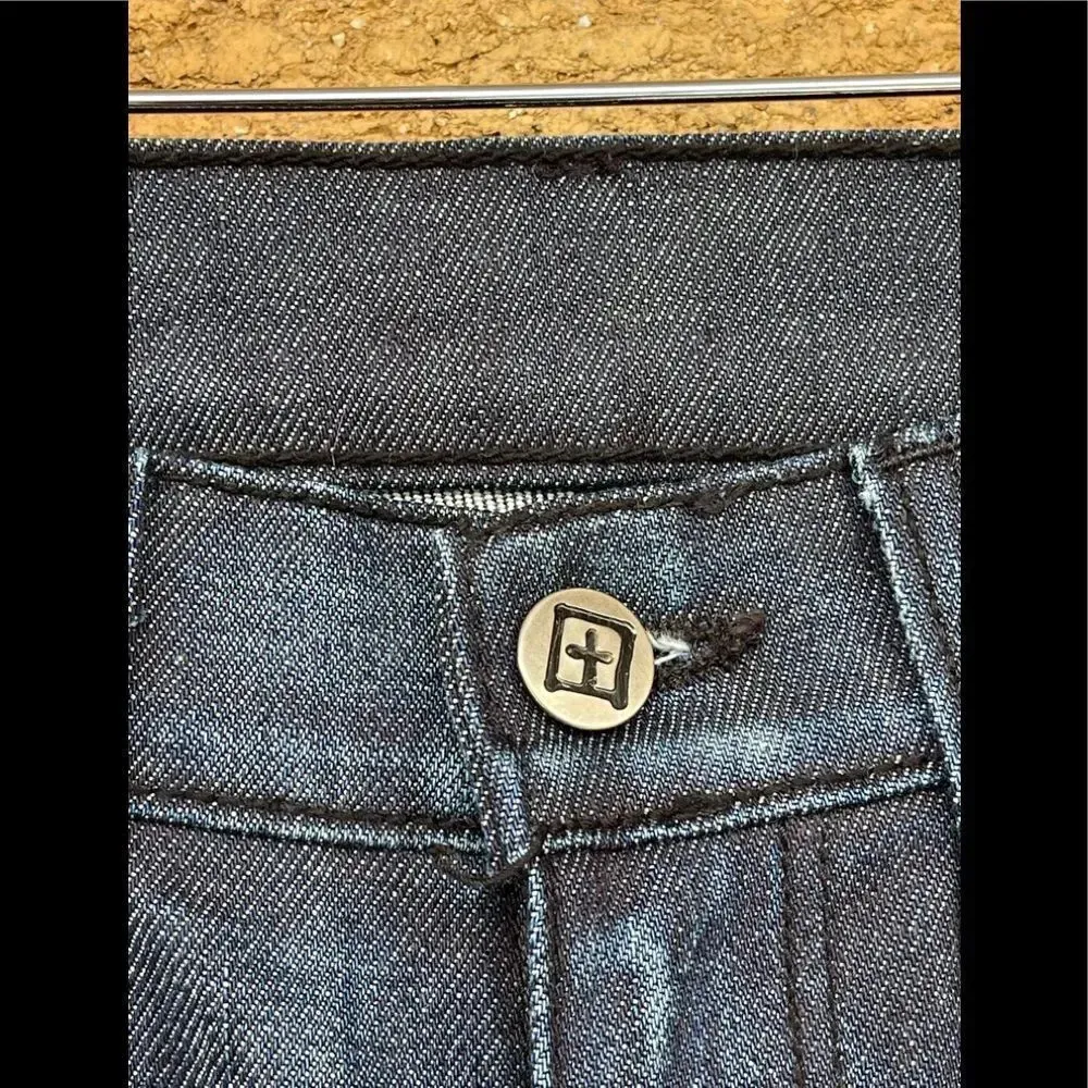 KSubi Supper Skinny ZIP Jeans Dark Indigo wash 24 - Image 3