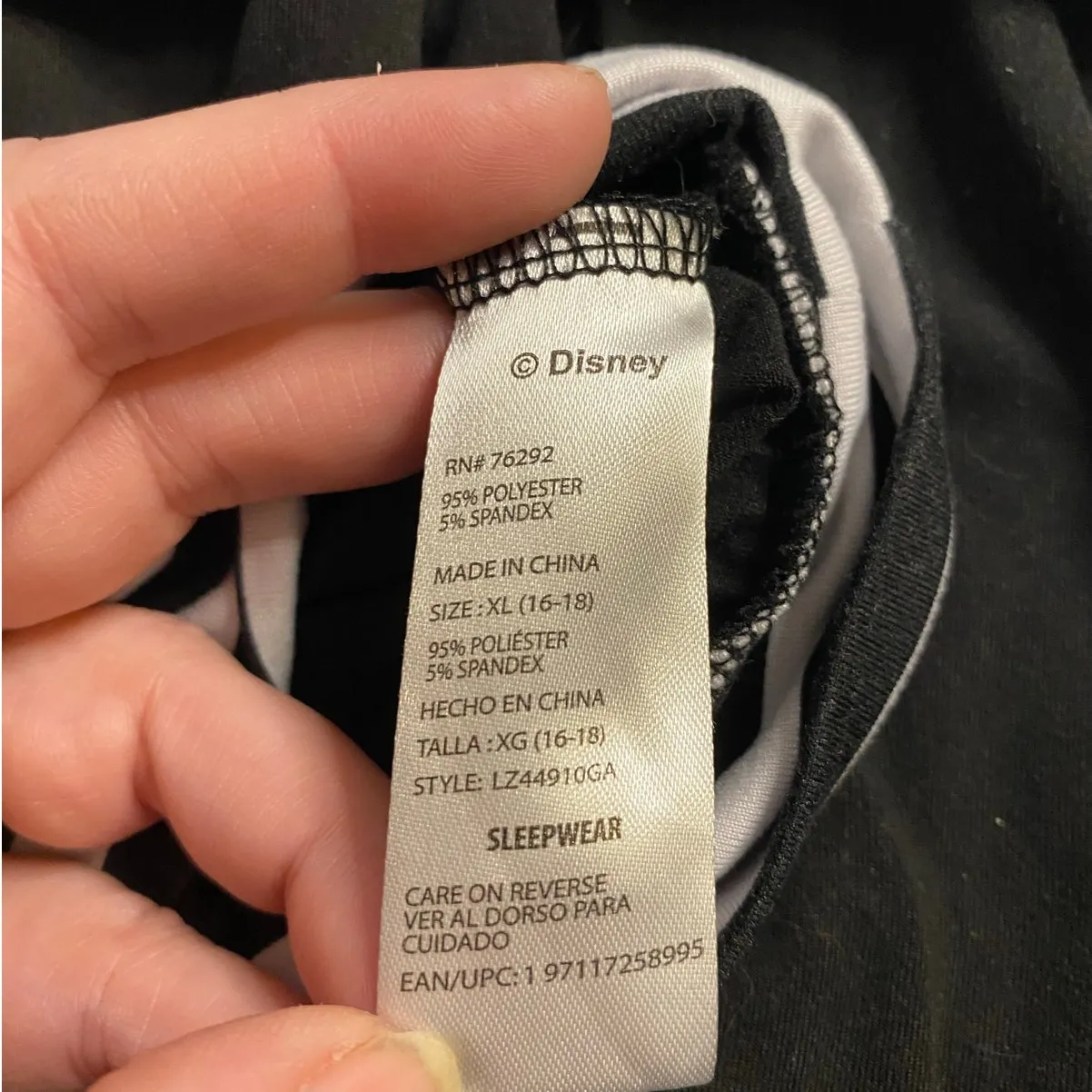 Nightmare Before Christmas Sleep Top Disney Women’s XL Ghouls Witches - Image 3