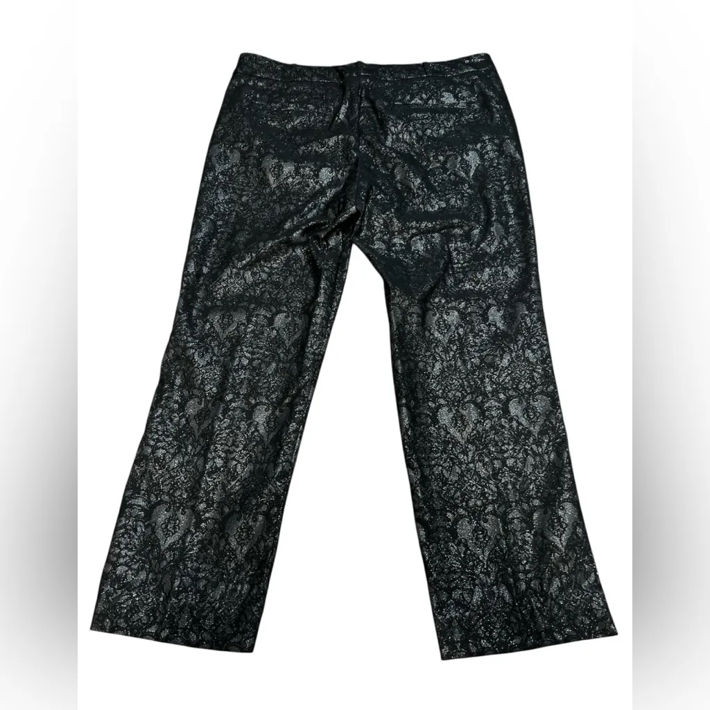 Worthington Elegant Black Patterned Trousers - Image 3
