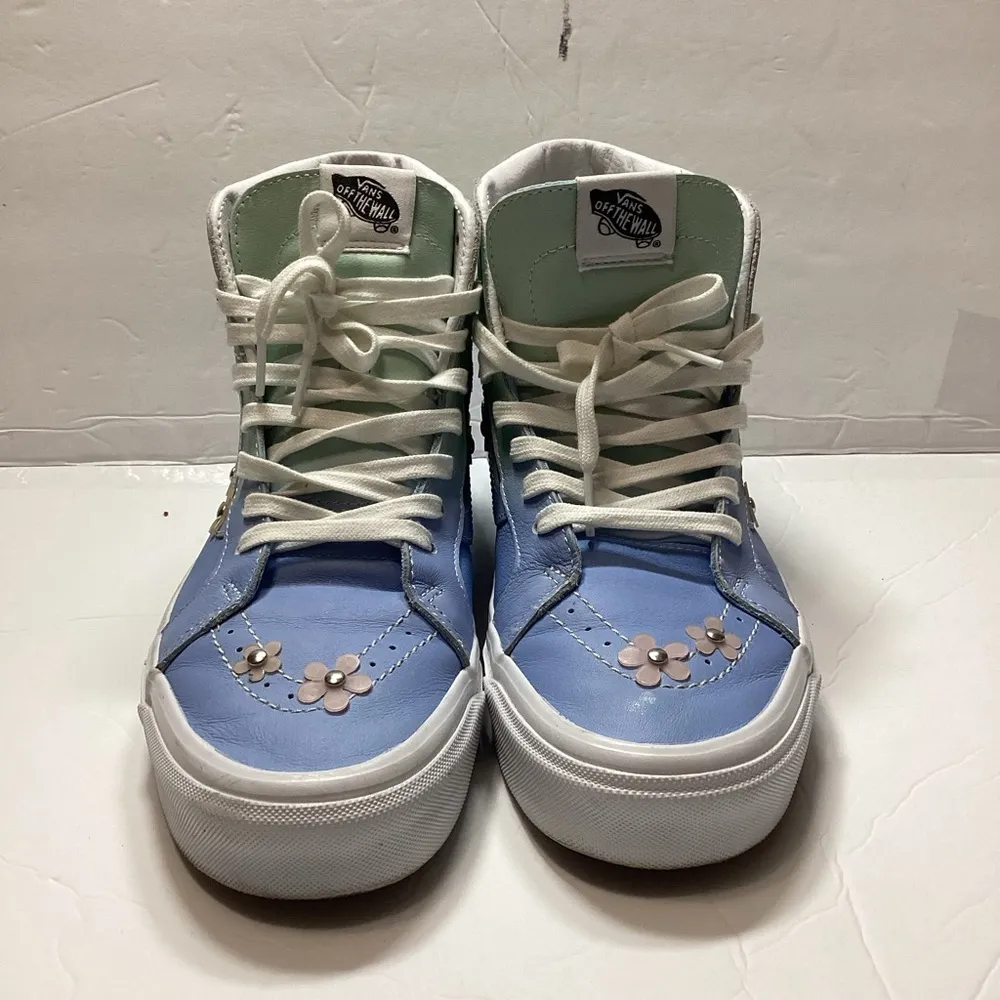 Vans Women's/ unisex  Blue High-Top Sneakers collab with sandy Liang - Image 2