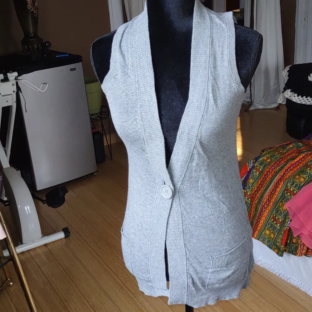 Oltre sweater vest (#0893) Gray - Image 3