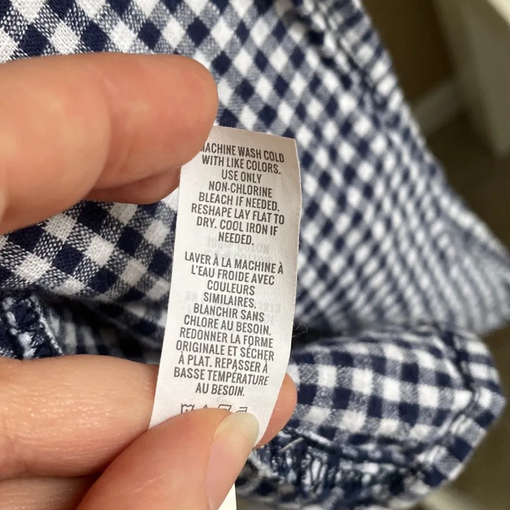 Cute wrap sundress  size small gingham print - Image 10