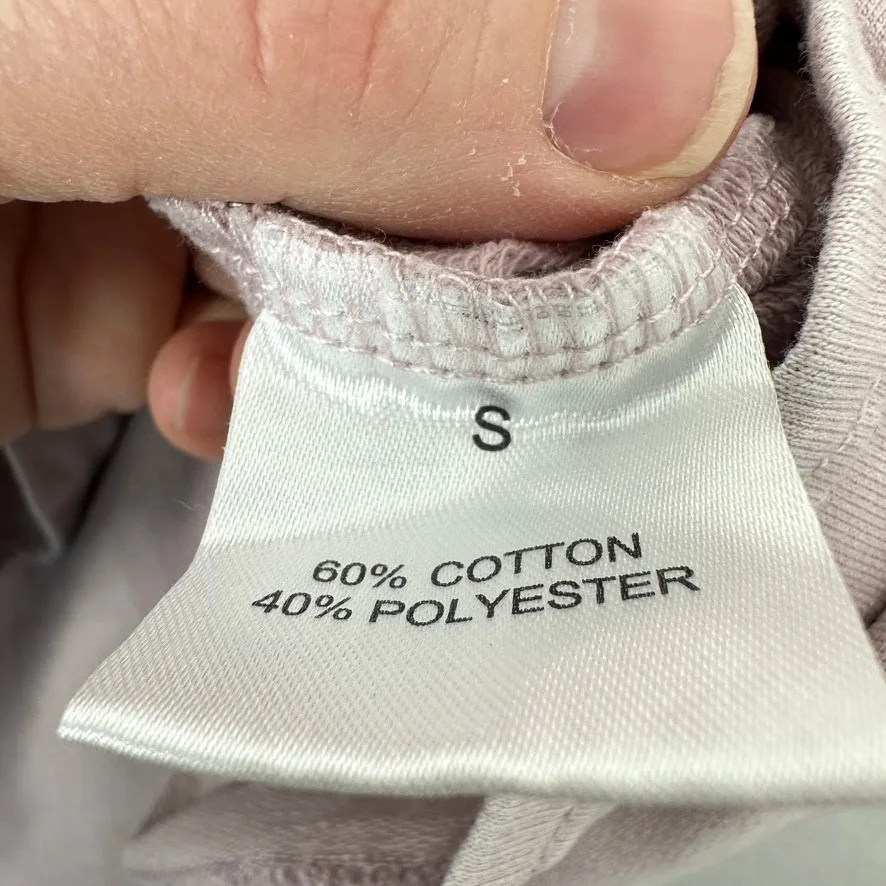 Jane + Delancy Pink Washed Henley Sweatshirt Long Sleeve Pullover Top Size S - Image 7