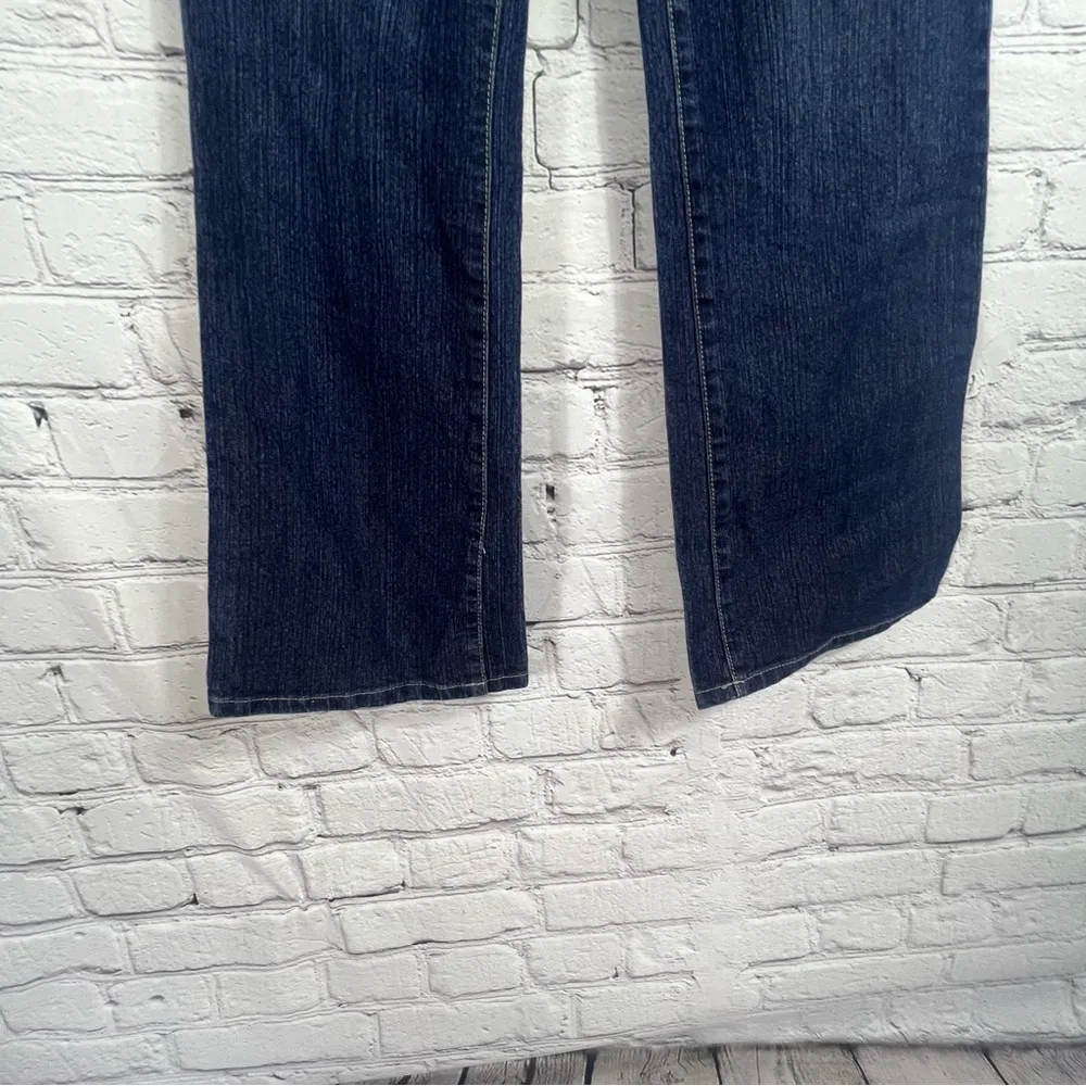 Women's Nine West Dark Wash Wide Leg Jeans Size 12 (C11) - Image 3