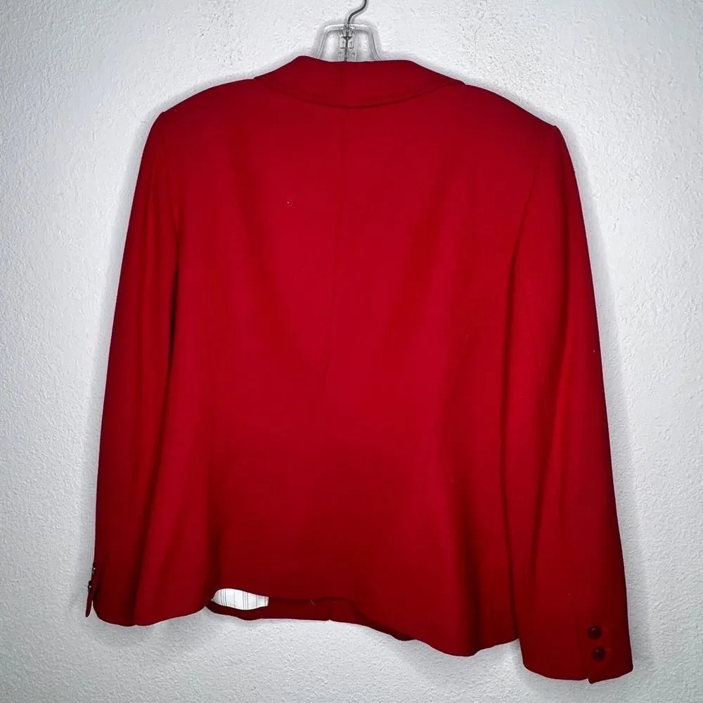 Vintage Preston & York Silk Blend Suit Jacket - Image 4