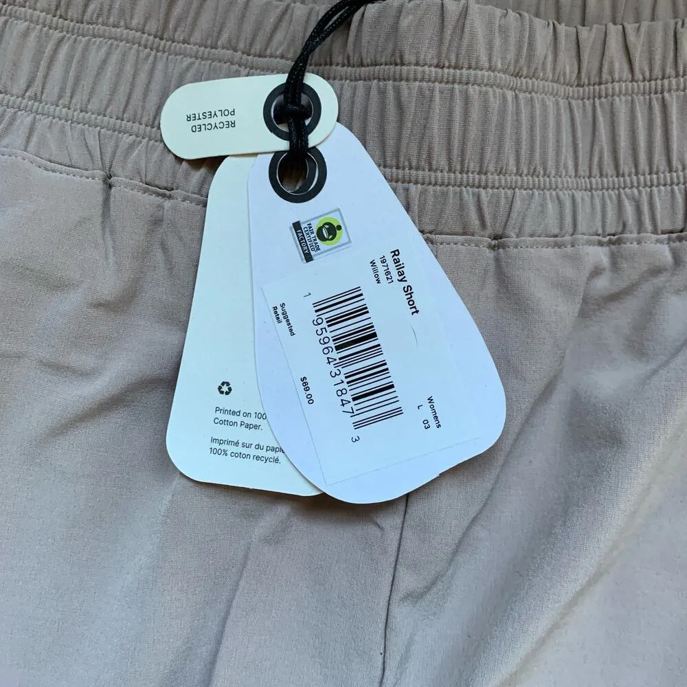 NEW! Railay Short Pull On Shorts Stretch Lightweight UPF Womens Size Large - Image 2