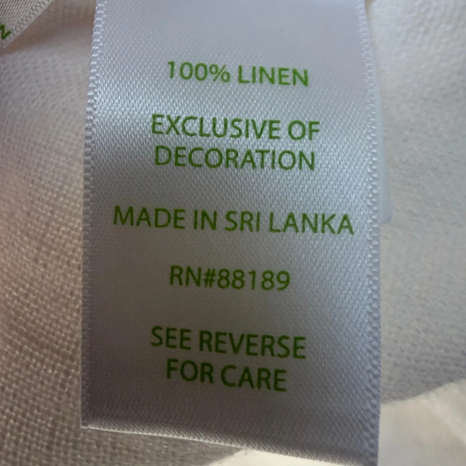 Lilly Pulitzer Deri Palazzo Wide Leg White Linen Summer Vacation Pants Large - Image 6