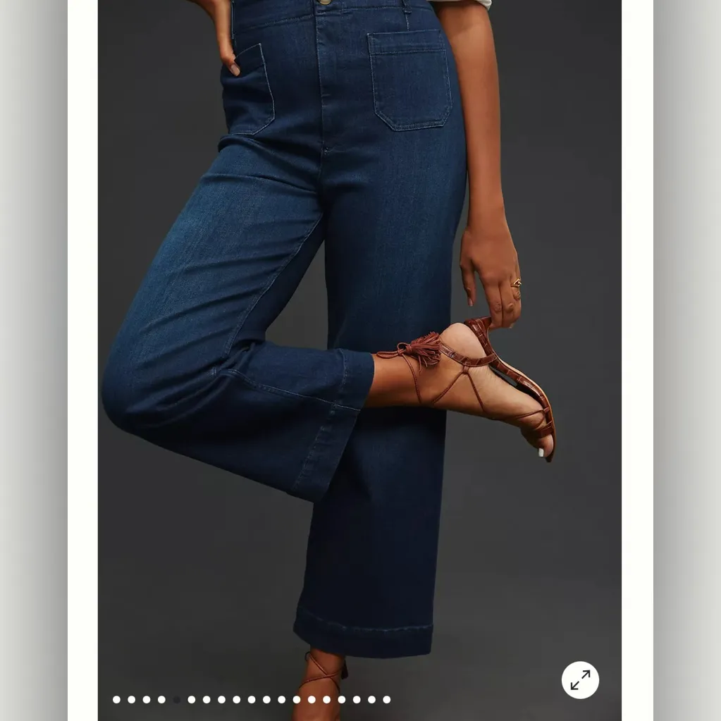 NWT Maeve The Skipper Wide-Leg Jeans wide denim blue size 26 Anthropologie - Image 4