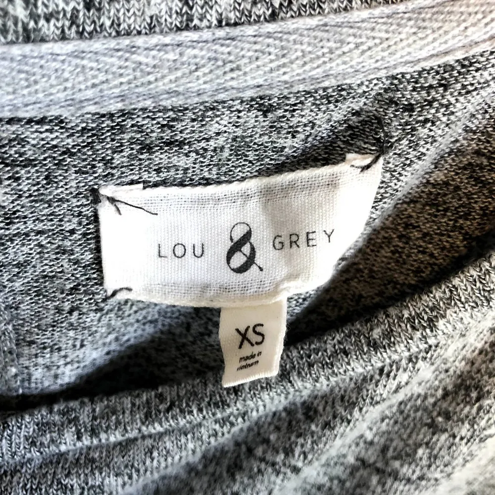 lou & grey gray drop waist jumpsuit size XS extra small - Image 3