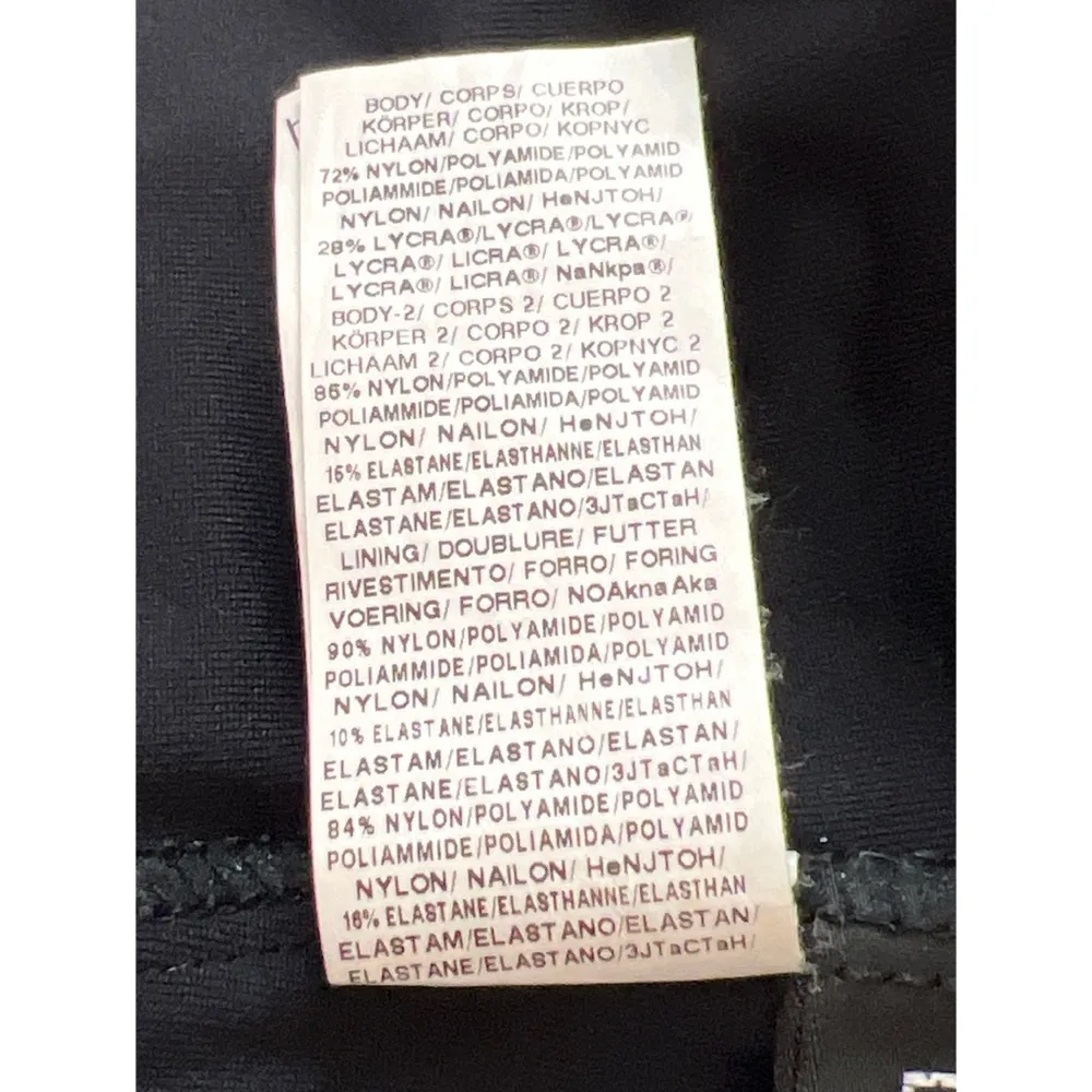 La Blanca Black White Ikat Chevron Print Design One Piece Swimsui… - Image 9