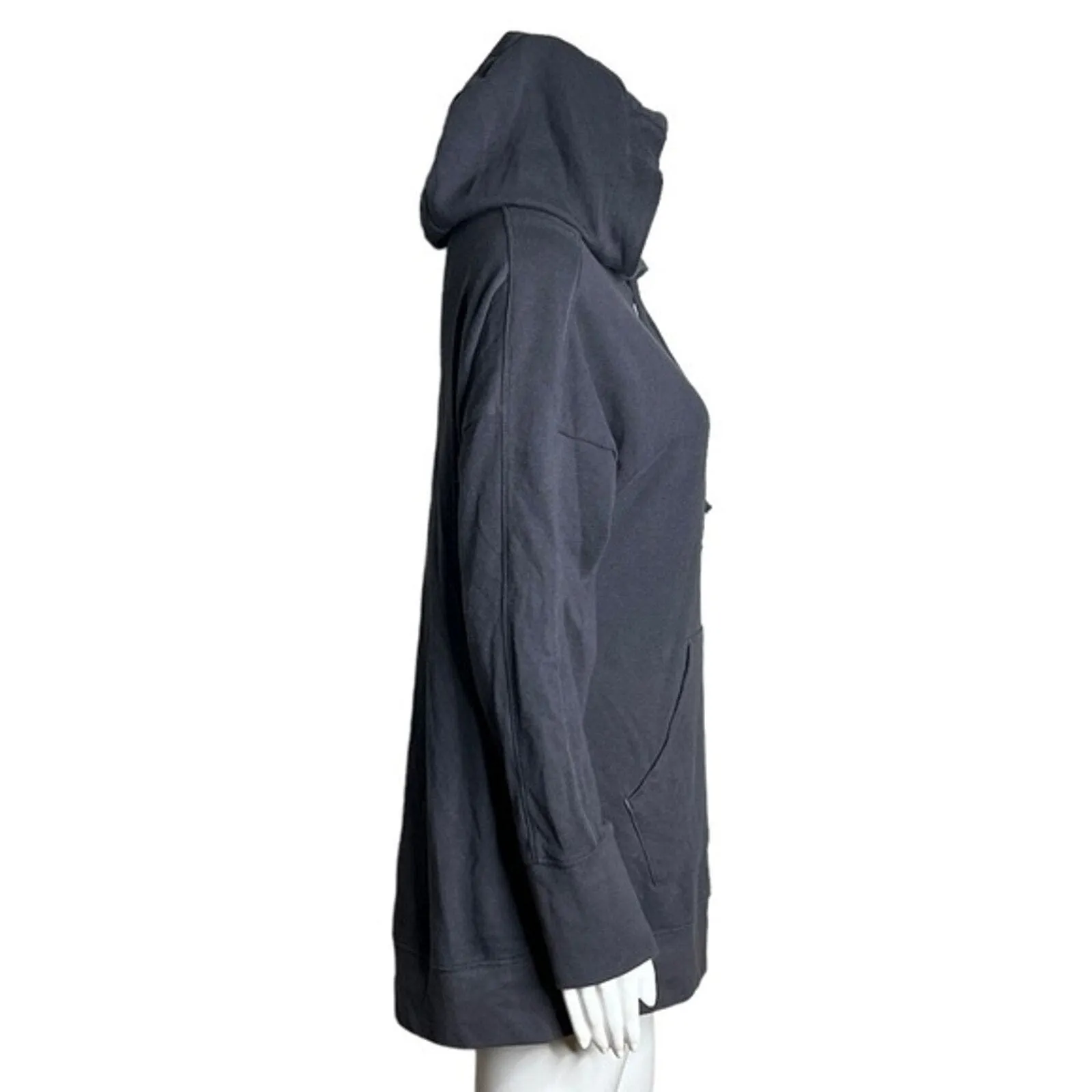 Fabletics  Sweatshirt Womens Small Gray Hoodie Basic Casual Minimalist Athleisure - Image 2