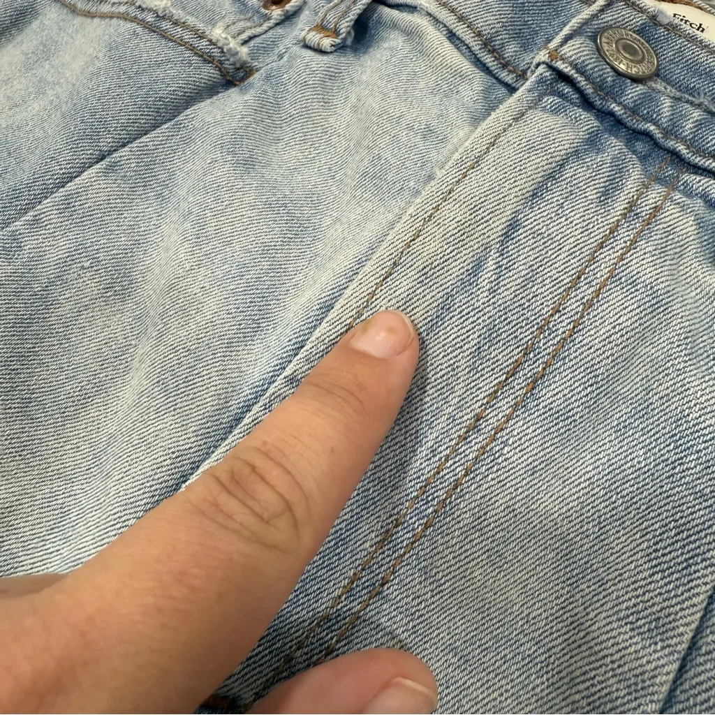 Abercrombie & Fitch The Ankle Straight Ultra High Rise Jeans - Image 8