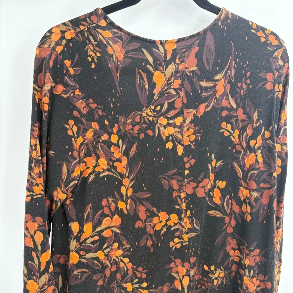 Garnet Hill Women's Dress Floral Tencel Lyocell Stretch Career 3/4 Sleeve medium - Image 11