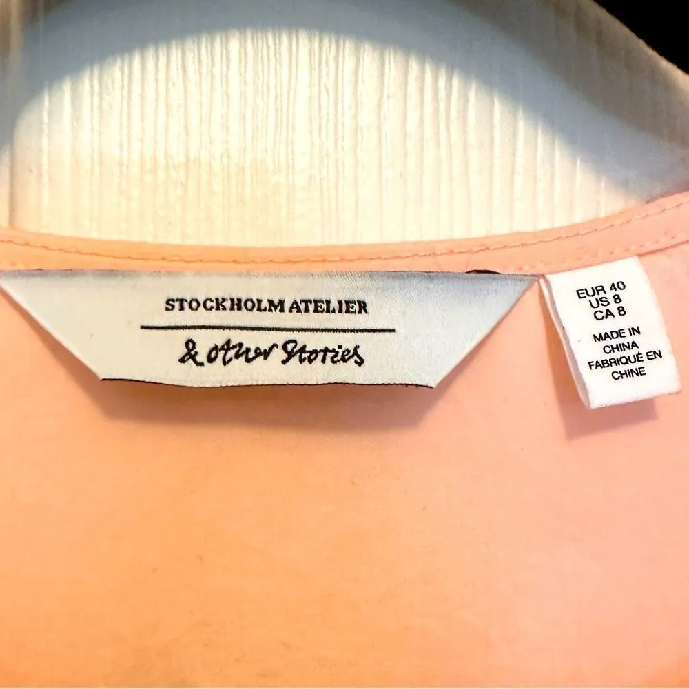 Stockholm Atelier & Other Stories Night Gown Orange Size undefined - Image 7