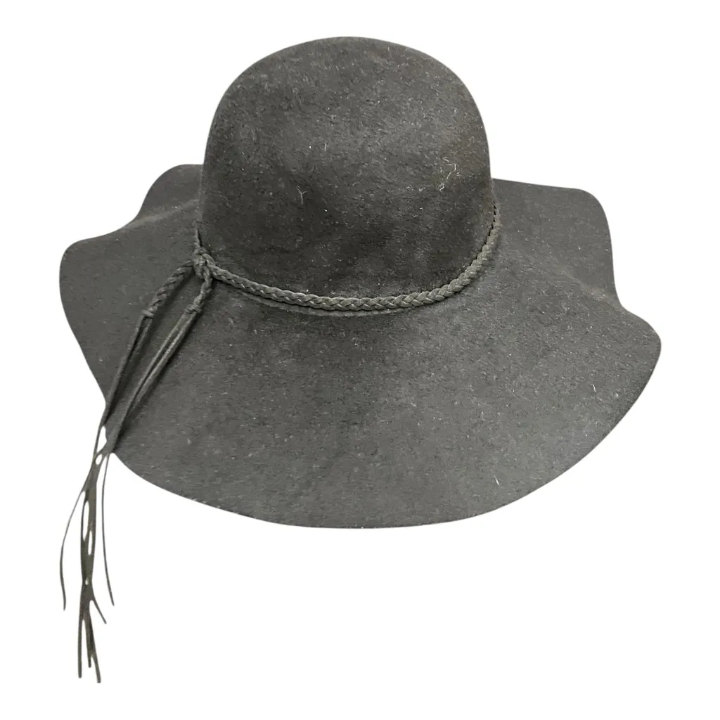 Jessica McClintock Slouchy Black Felt Hat - Image 4