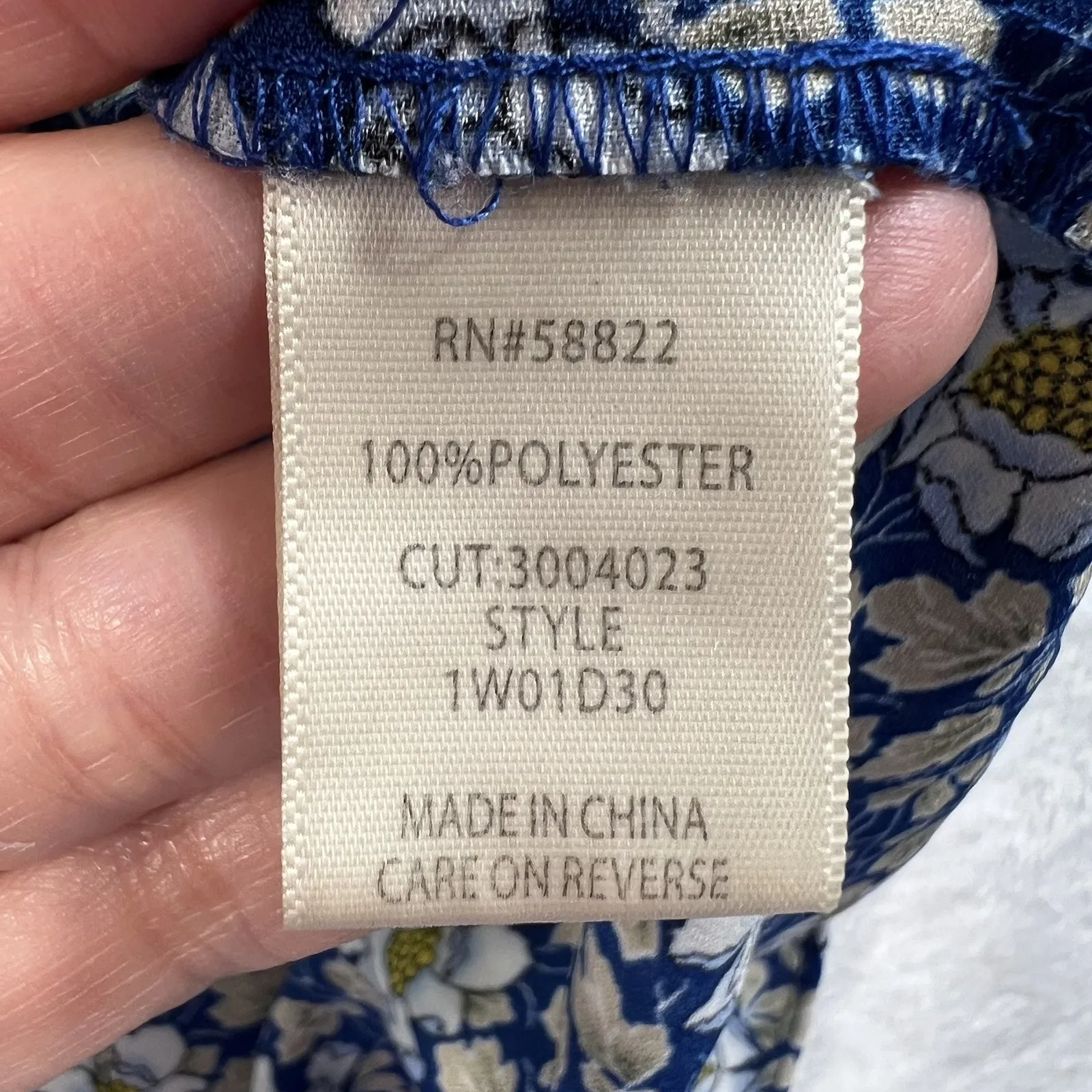 Max Studio Plus 2X Top Elbow Sleeve Ruffle Blouse Blue Floral Peasant Women's - Image 8