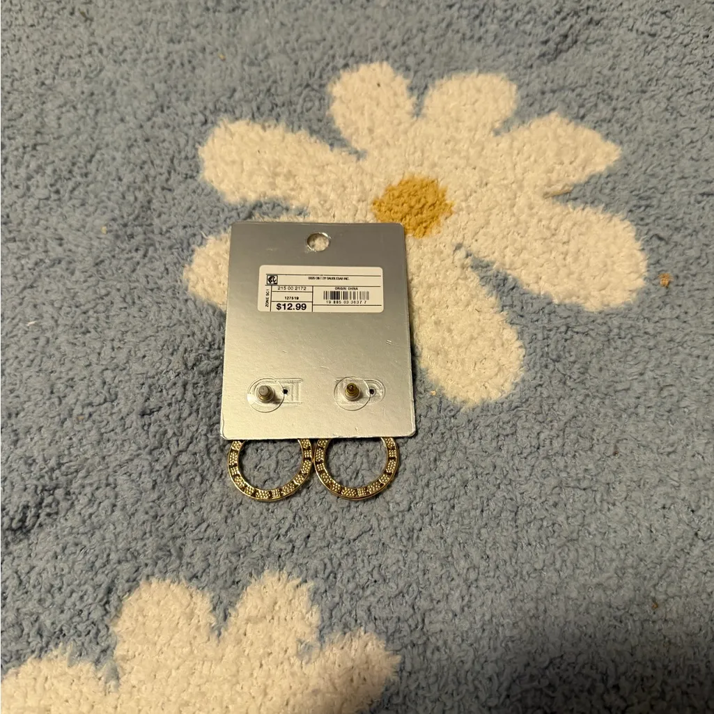 BaubleBar Marriage Material Put A Ring On It Earrings - Image 2