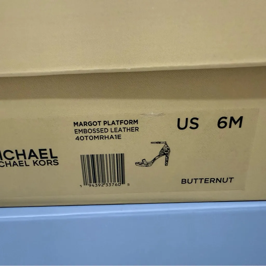 Michael Kors  Brown Patterned Heels - Image 6