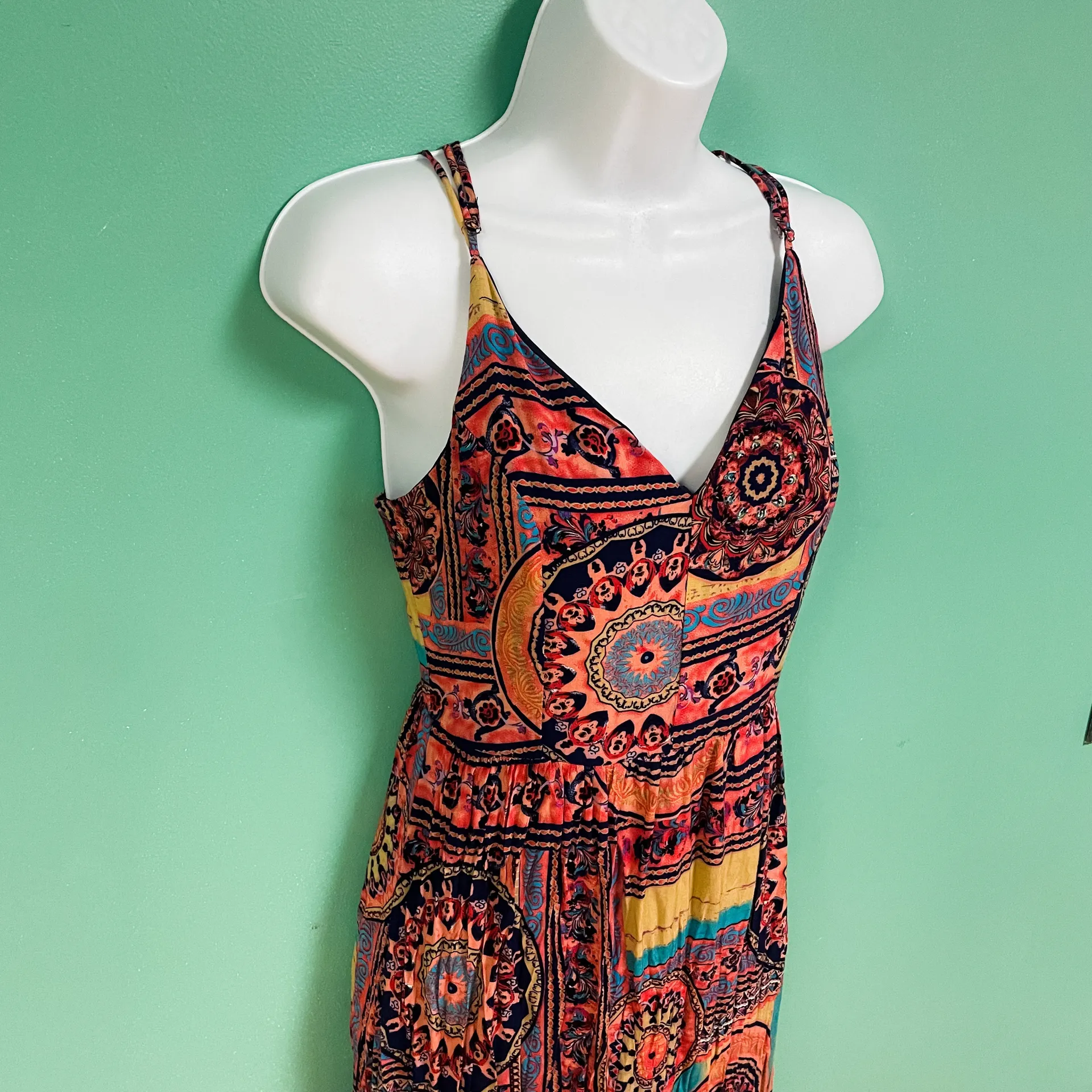Sunrise To Sunset Boho Maxi Dress - Image 4