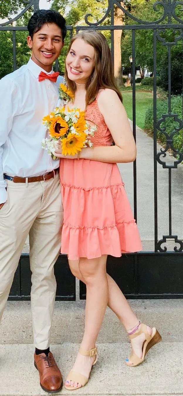 Pink Ruffle Dress Size M - Image 3