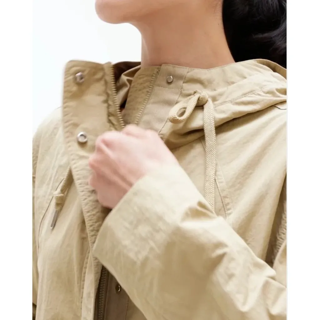 Athleta M Everywhere Anorak Jacket Flax Medium - Image 10