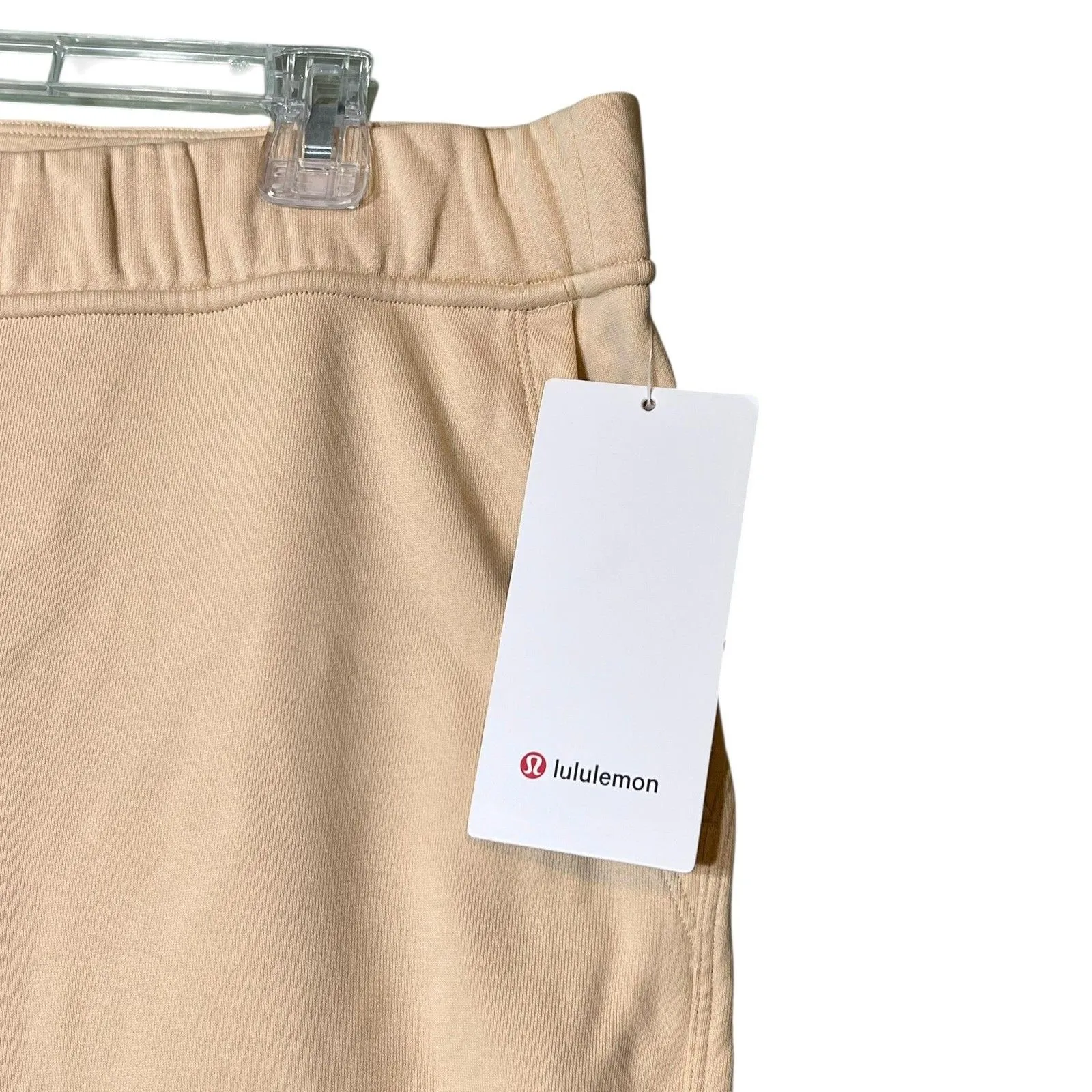 Lululemon Pants Womens 18 Tan Relaxed Fit Jogger 100% Cotton Pockets LW5DP9S - Image 8