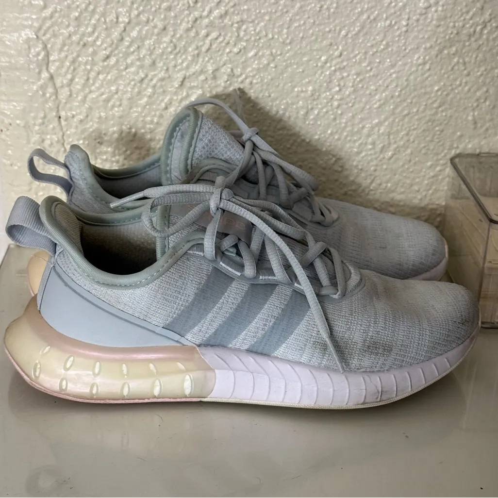 Adidas womens Kaptir 'Halo Blue Grey sneakers size 7 - Image 5