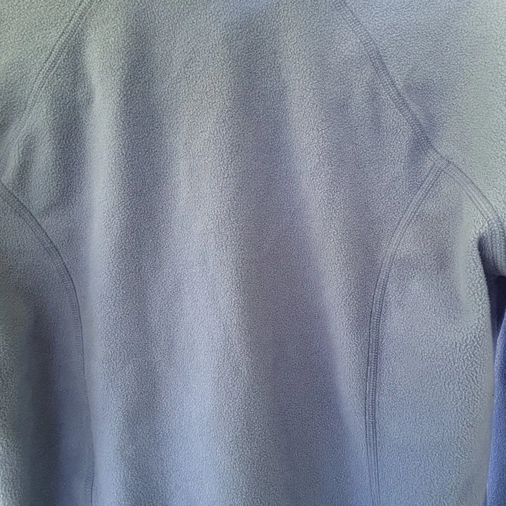 L.L. Bean 1/4 Zip Blue Lightweight Activewear Poly Fleece Top Size M Size M - Image 12