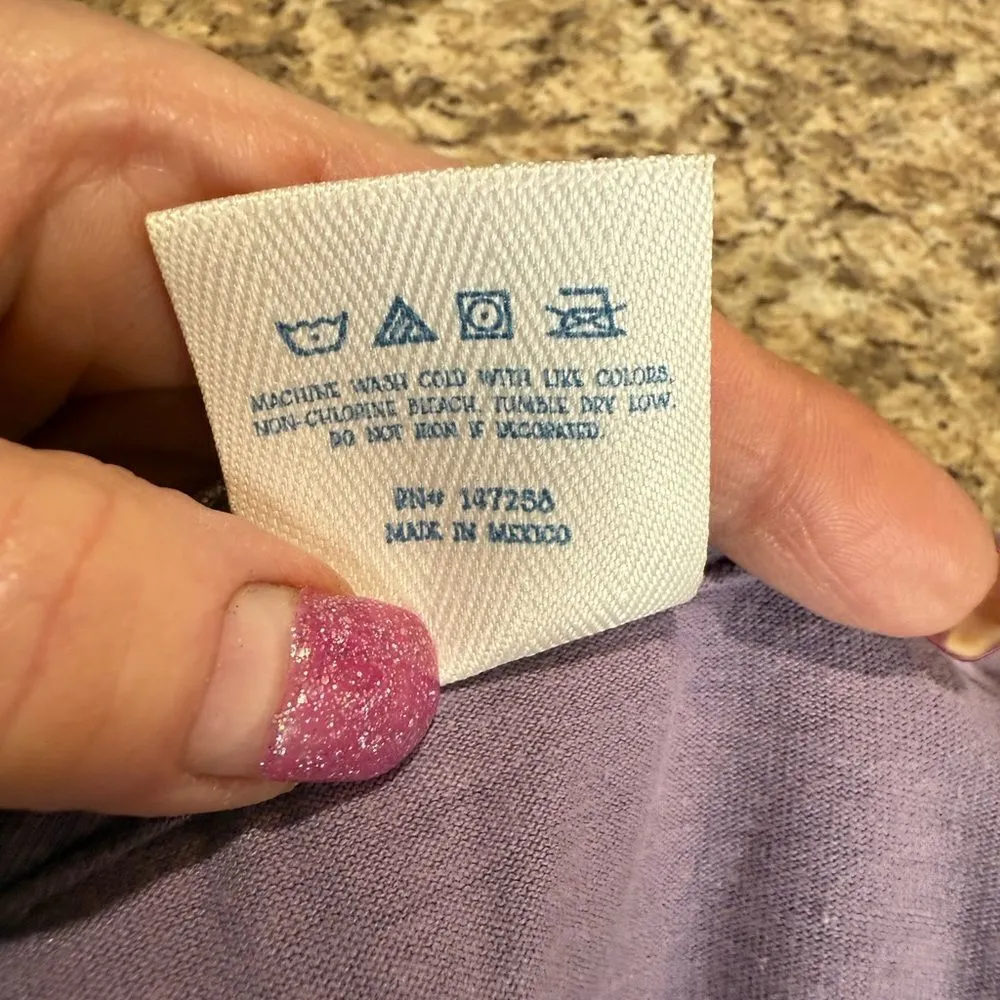 Simply southern size, large purple and gold long sleeve top - Image 6