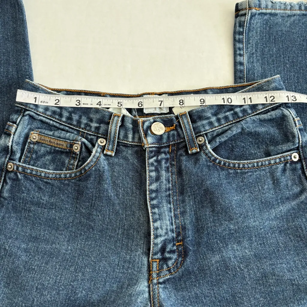 Calvin Klein Jeans Vintage  - Blue Straight Leg size 1 - Image 8